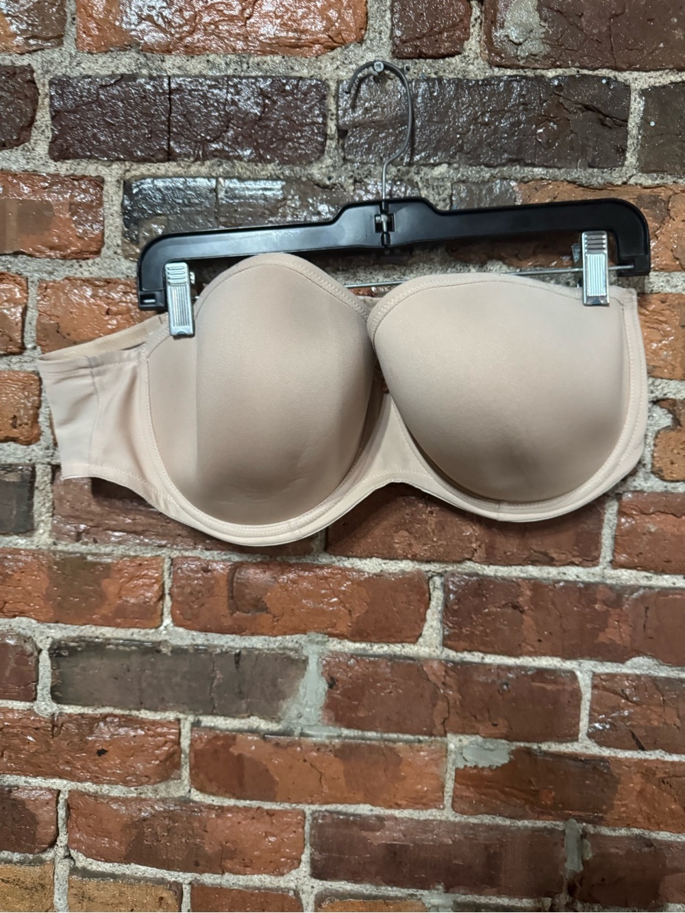 Elomi 42DDD Strapless Nude Bra - Smooth Support